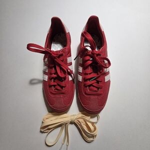 Japan ADIDAS - Red And White With Yellow Bottom - Women's Size 8.5